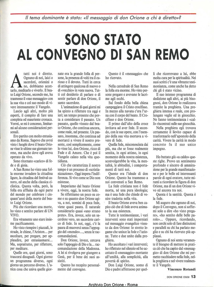 Don Orione oggi, 1990, 05, pagina 13
