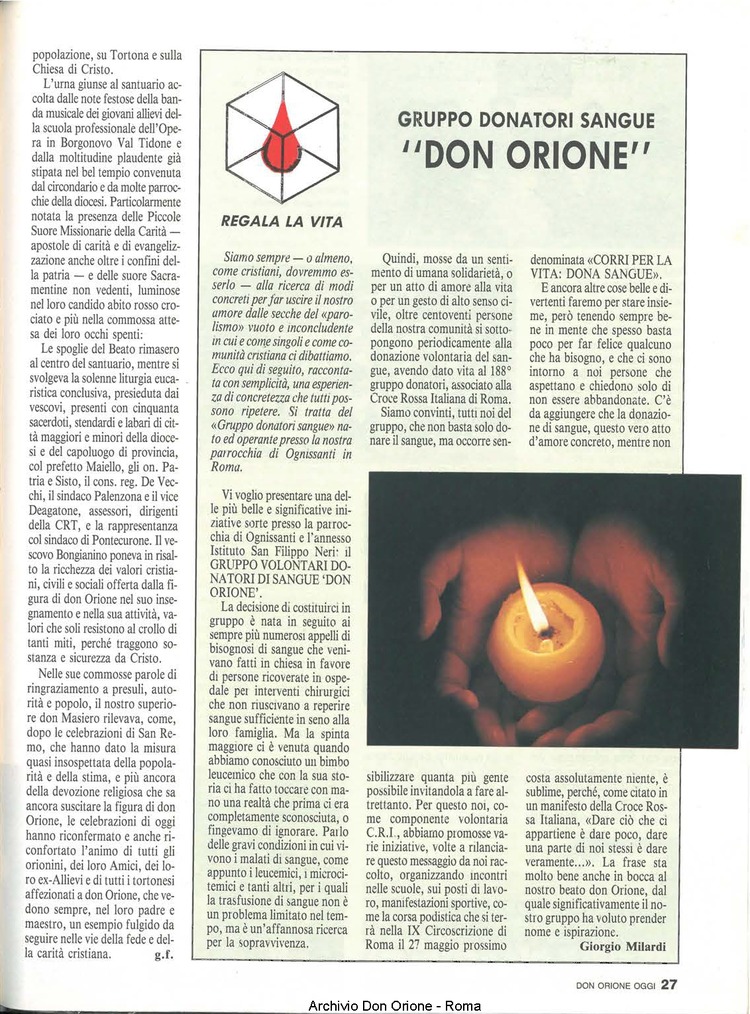 Don Orione oggi, 1990, 05, pagina 27