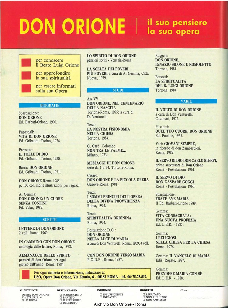 Don Orione oggi, 1990, 05, pagina 32