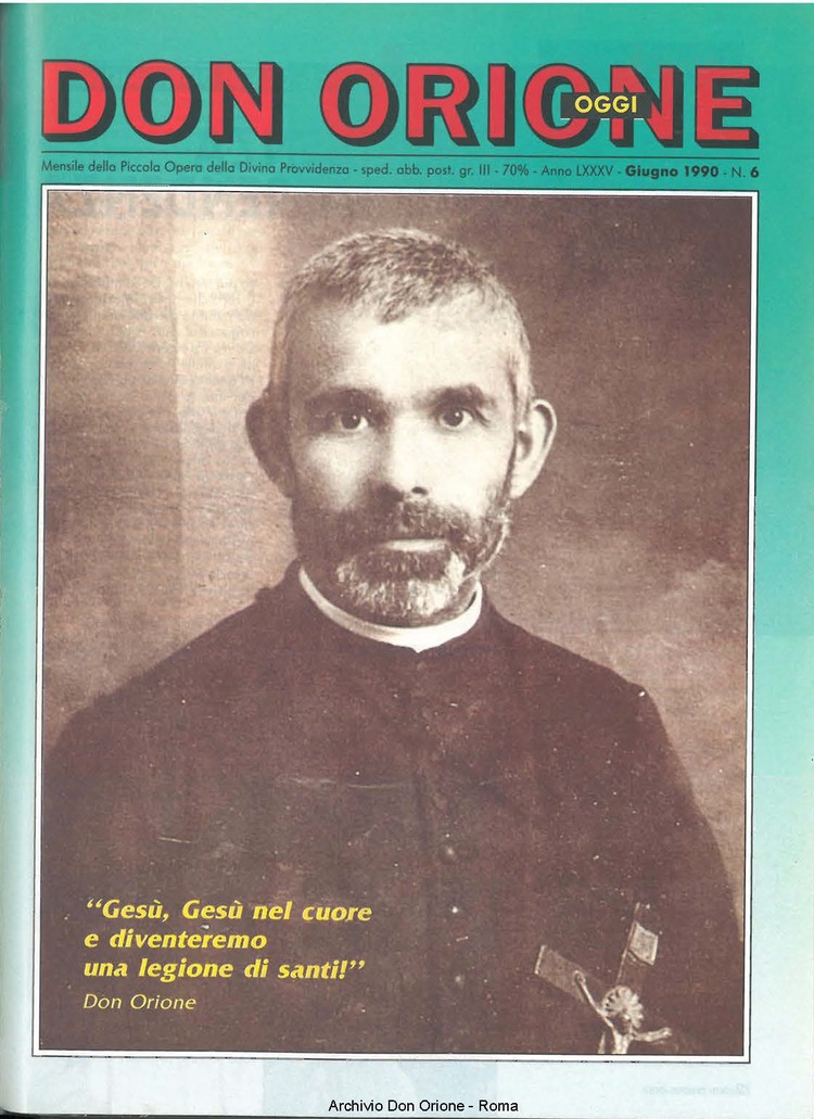 Don Orione oggi, 1990, 06, pagina 1
