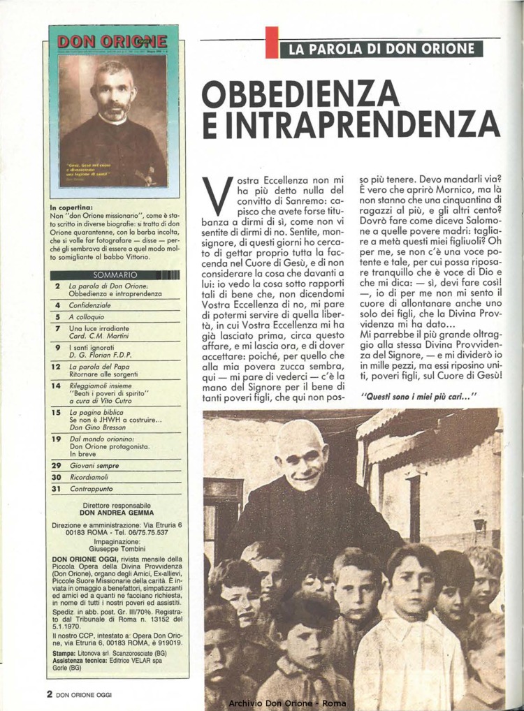 Don Orione oggi, 1990, 06, pagina 2