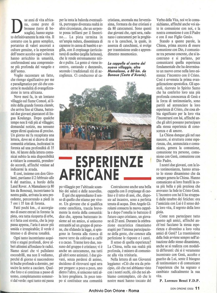 Don Orione oggi, 1990, 06, pagina 11