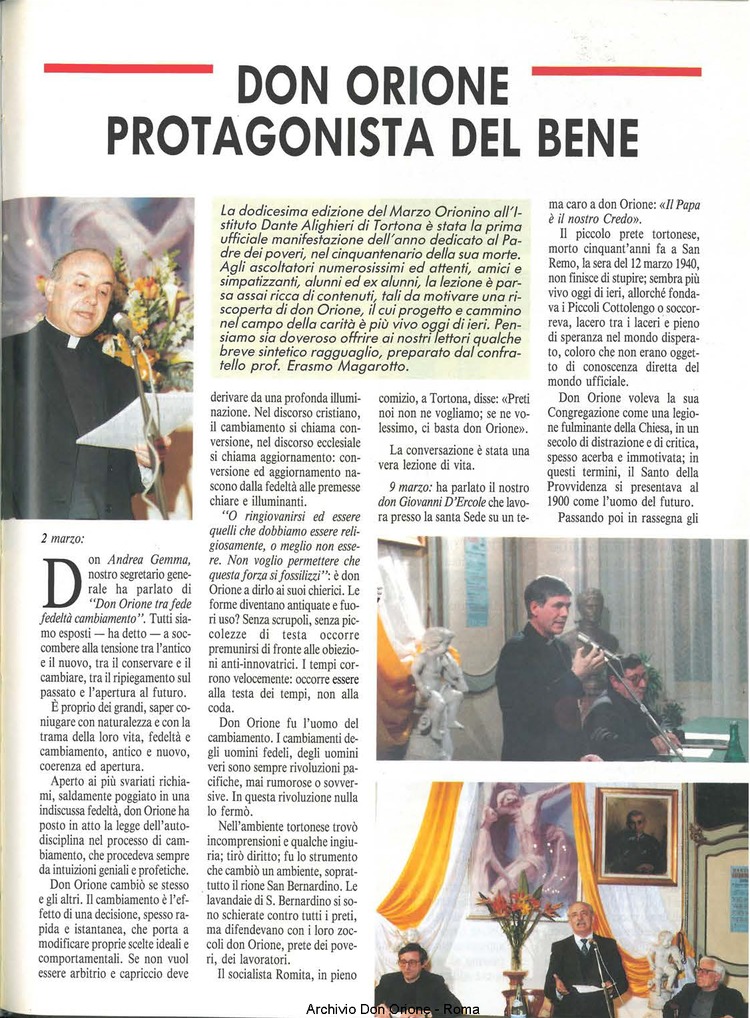 Don Orione oggi, 1990, 06, pagina 19