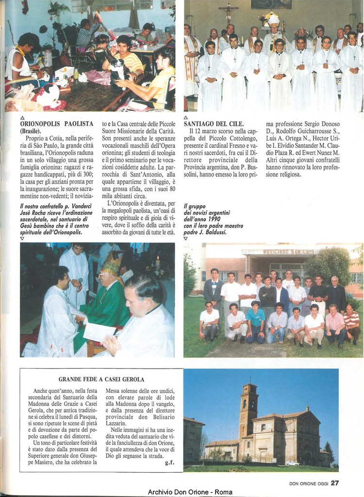 Don Orione oggi, 1990, 06, pagina 27
