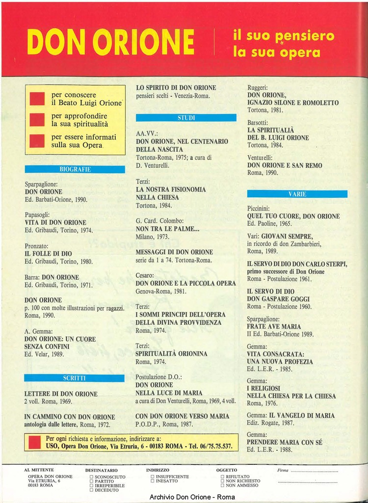 Don Orione oggi, 1990, 06, pagina 32