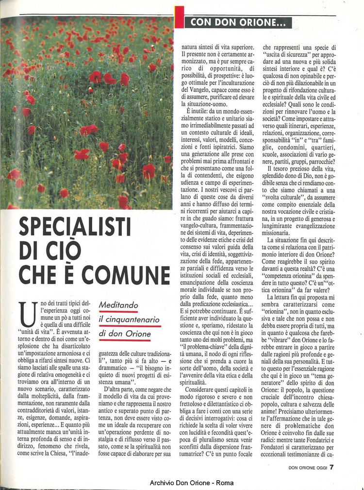 Don Orione oggi, 1990, 07, pagina 7