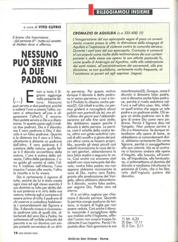 Don Orione oggi, 1990, 07, pagina 14