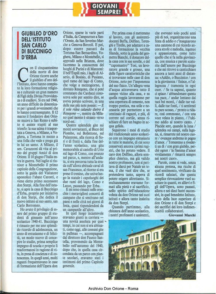 Don Orione oggi, 1990, 07, pagina 29