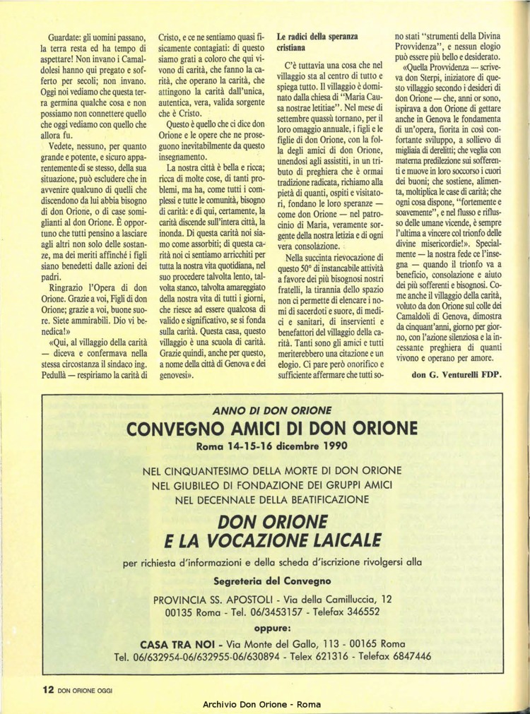 Don Orione oggi, 1990, 08, pagina 12