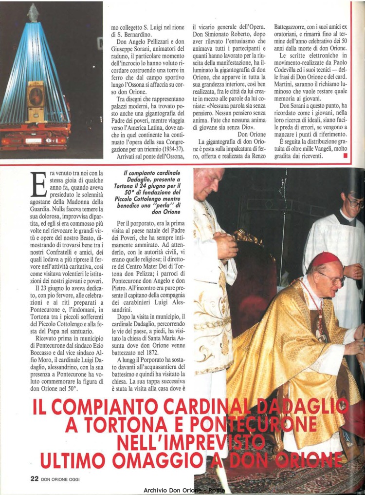 Don Orione oggi, 1990, 08, pagina 22