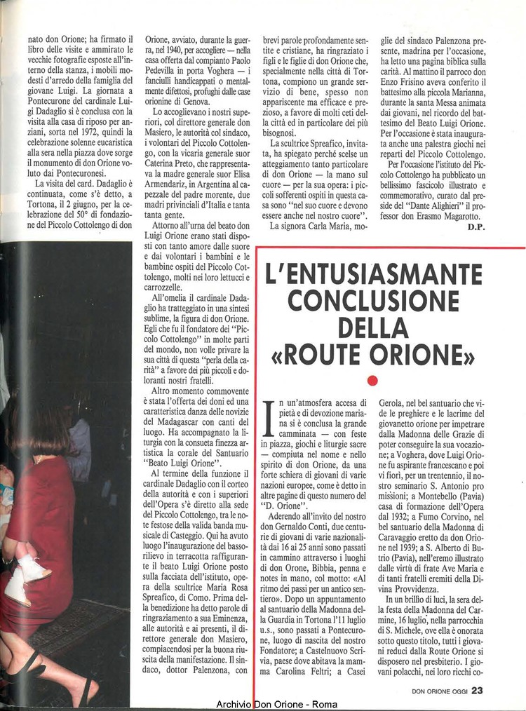 Don Orione oggi, 1990, 08, pagina 23