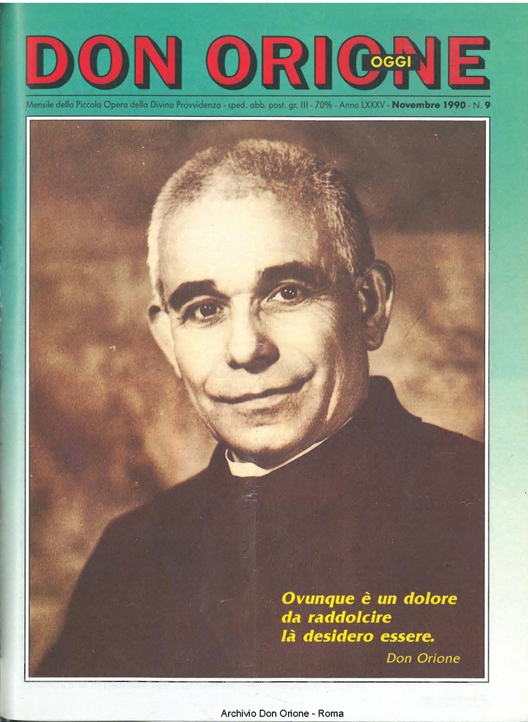 Don Orione oggi, 1990, 09, pagina 1