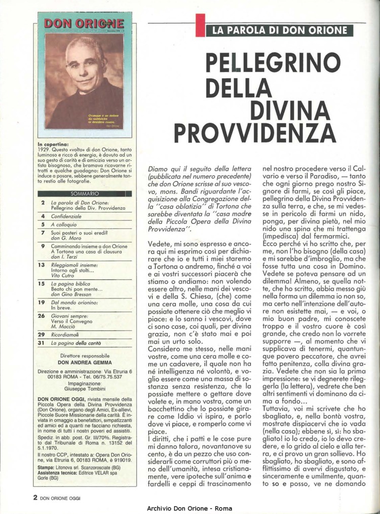 Don Orione oggi, 1990, 09, pagina 2