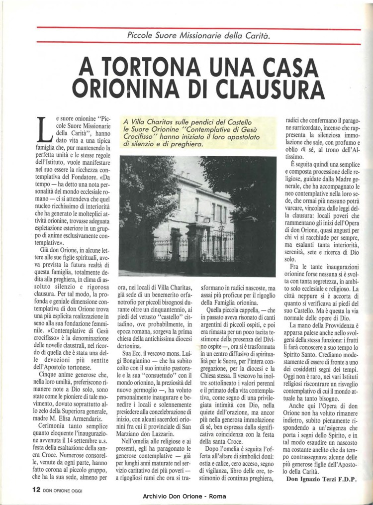 Don Orione oggi, 1990, 09, pagina 12