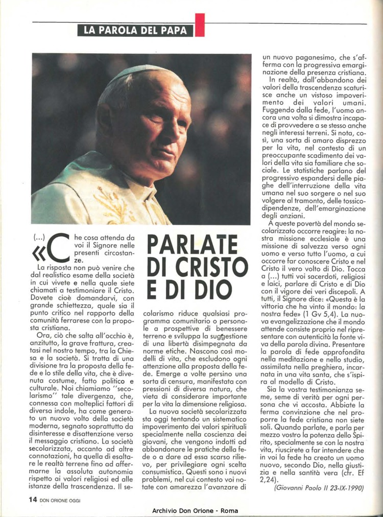 Don Orione oggi, 1990, 09, pagina 14
