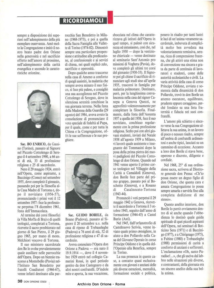 Don Orione oggi, 1990, 09, pagina 30