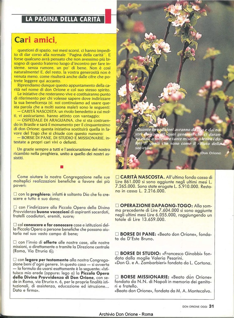 Don Orione oggi, 1990, 09, pagina 31
