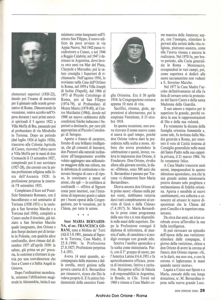 Don Orione oggi, 1990, 10, pagina 29