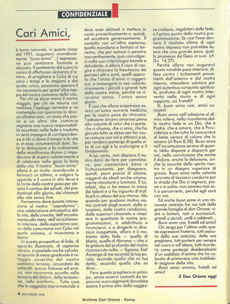 Don Orione oggi, 1991, 01, pagina 4