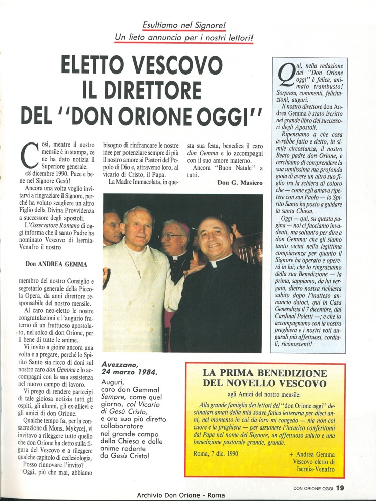 Don Orione oggi, 1991, 01, pagina 19
