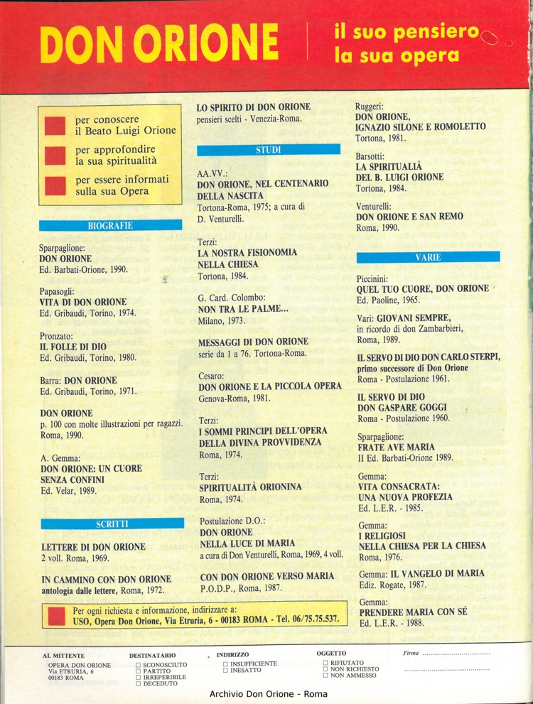 Don Orione oggi, 1991, 01, pagina 32