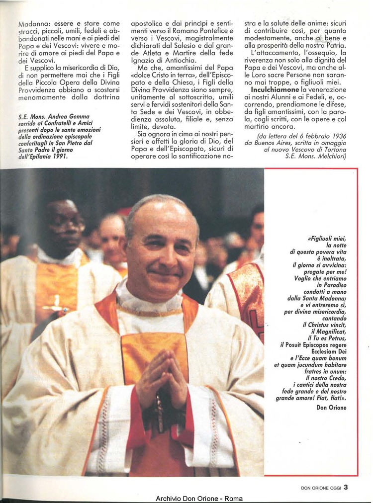 Don Orione oggi, 1991, 02, pagina 3