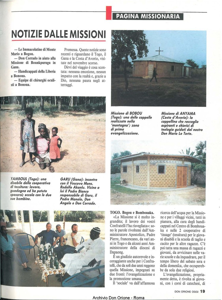 Don Orione oggi, 1991, 02, pagina 19