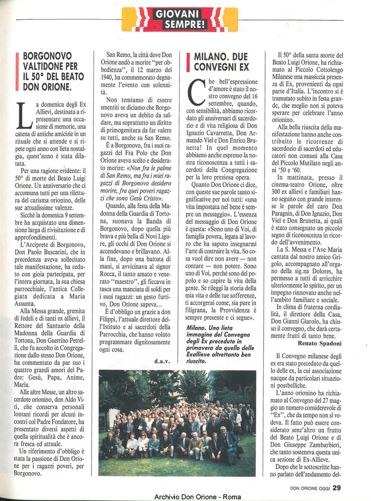 Don Orione oggi, 1991, 02, pagina 29