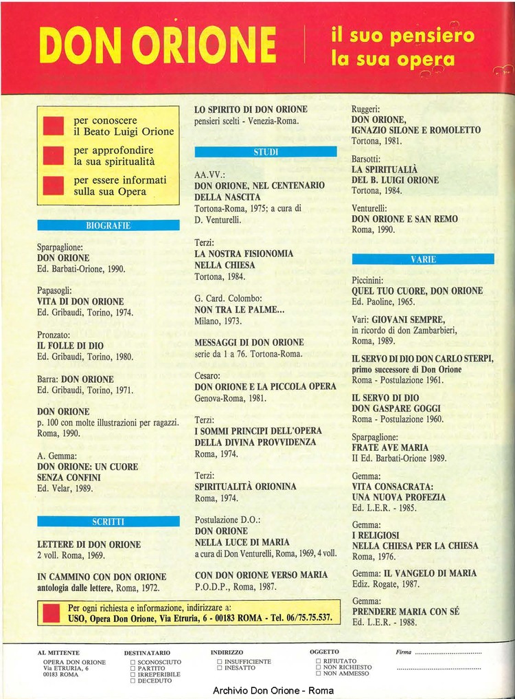 Don Orione oggi, 1991, 02, pagina 32