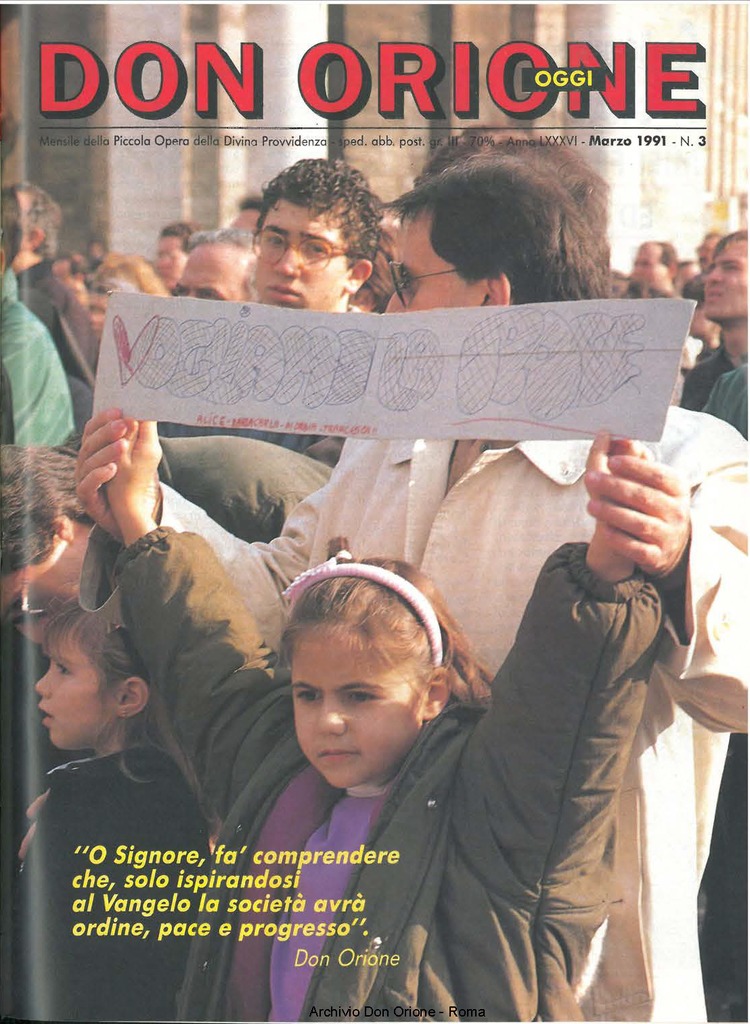 Don Orione oggi, 1991, 03, pagina 1