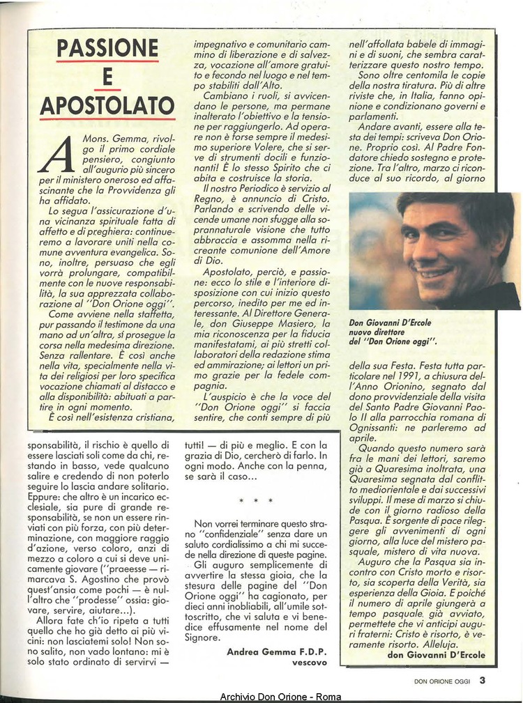 Don Orione oggi, 1991, 03, pagina 3