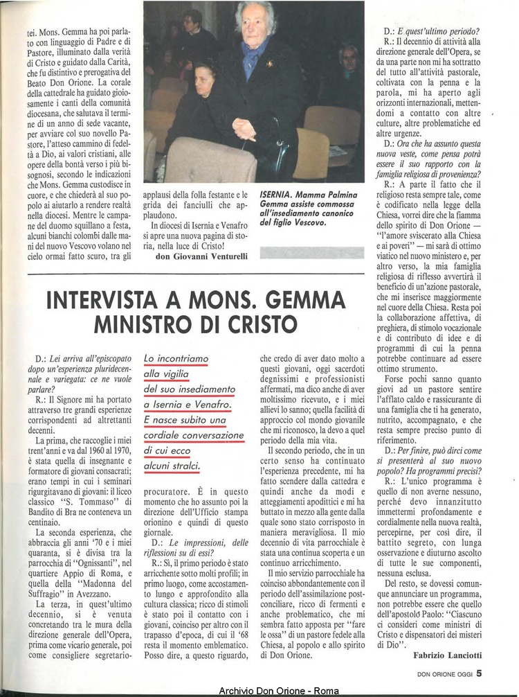 Don Orione oggi, 1991, 03, pagina 5