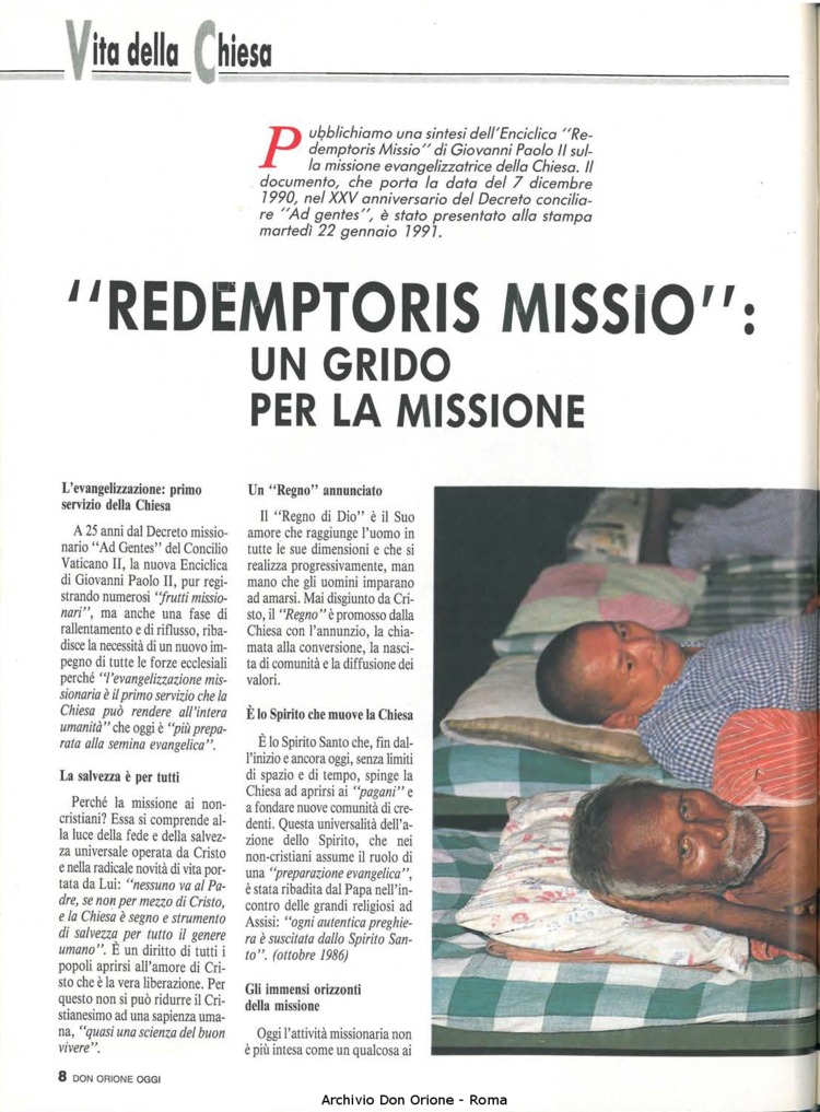 Don Orione oggi, 1991, 03, pagina 8