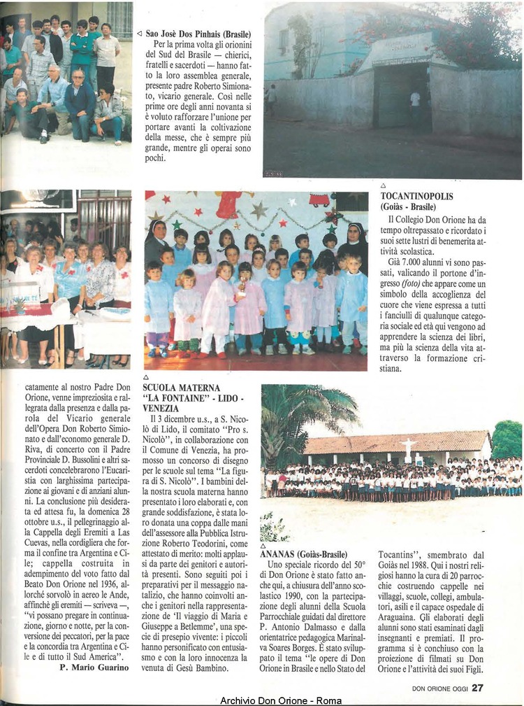 Don Orione oggi, 1991, 03, pagina 27
