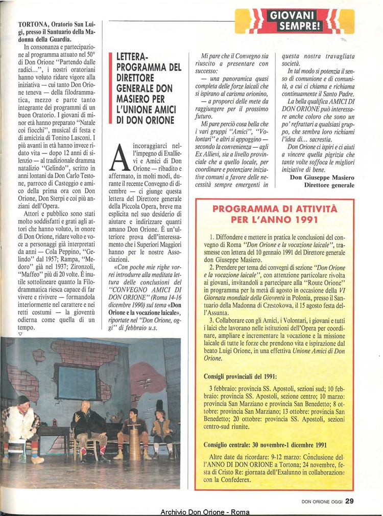 Don Orione oggi, 1991, 03, pagina 29
