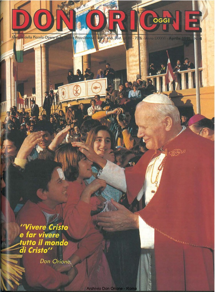 Don Orione oggi, 1991, 04, pagina 1