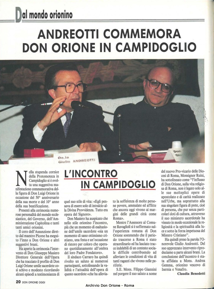 Don Orione oggi, 1991, 04, pagina 20