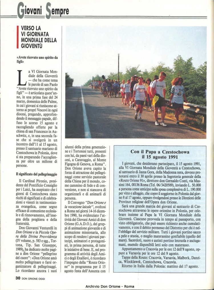 Don Orione oggi, 1991, 04, pagina 30