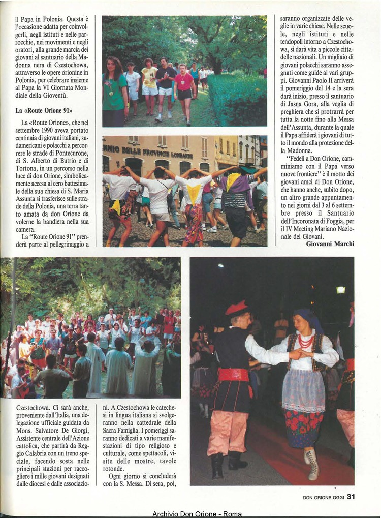 Don Orione oggi, 1991, 04, pagina 31
