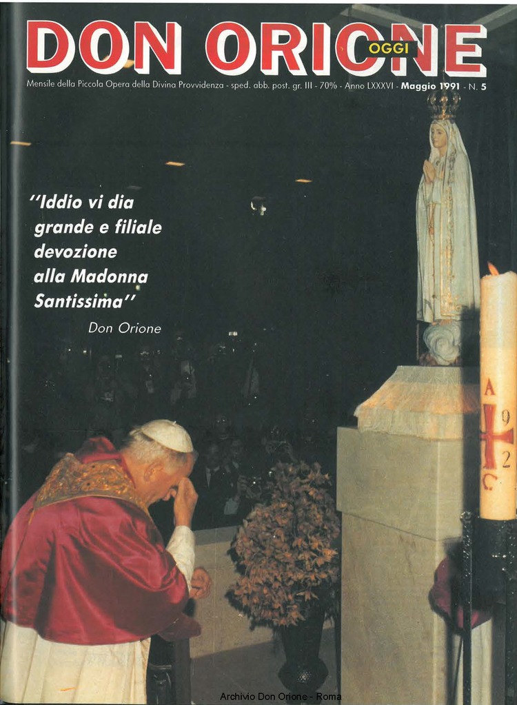 Don Orione oggi, 1991, 05, pagina 1