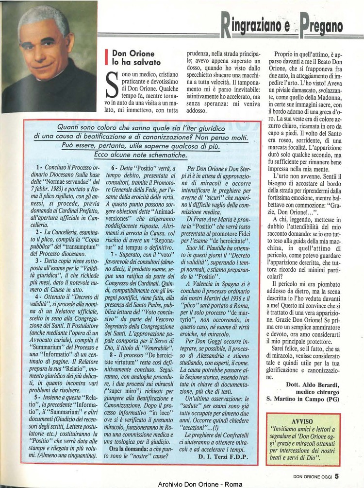 Don Orione oggi, 1991, 05, pagina 5