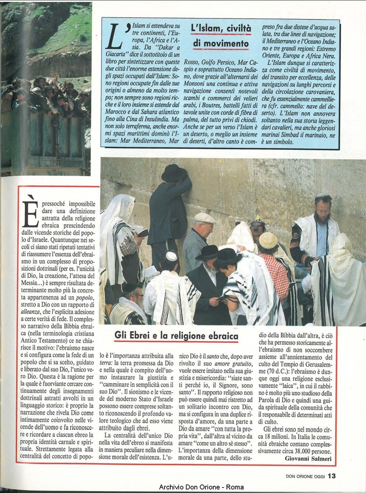 Don Orione oggi, 1991, 05, pagina 13