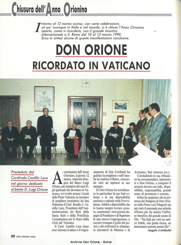 Don Orione oggi, 1991, 05, pagina 20