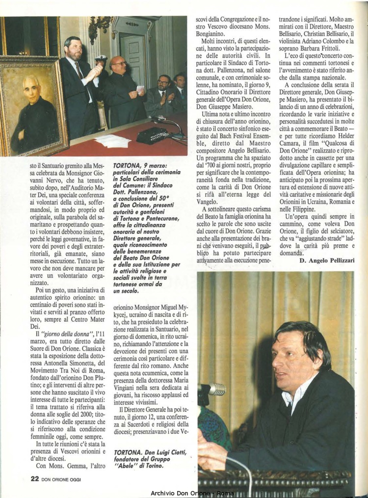Don Orione oggi, 1991, 05, pagina 22