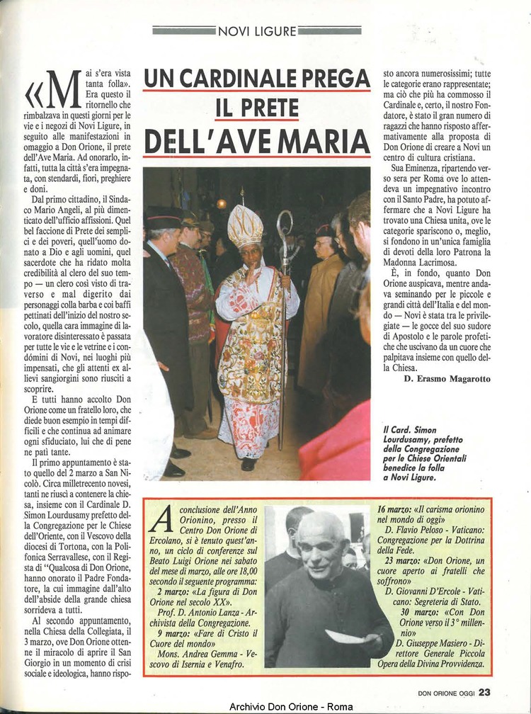 Don Orione oggi, 1991, 05, pagina 23