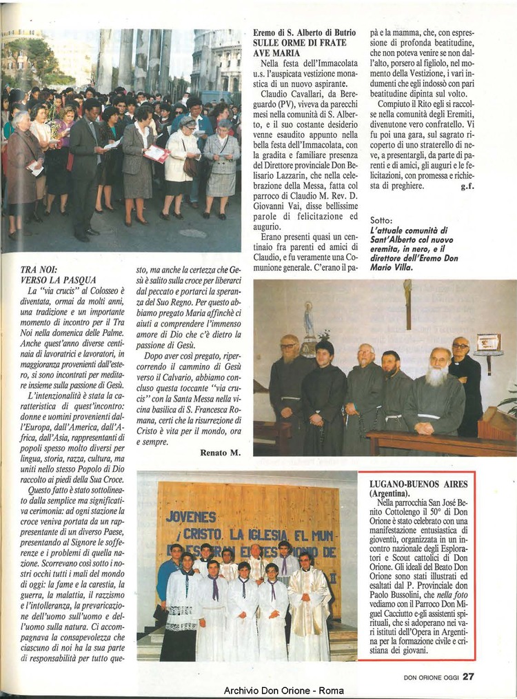 Don Orione oggi, 1991, 05, pagina 27