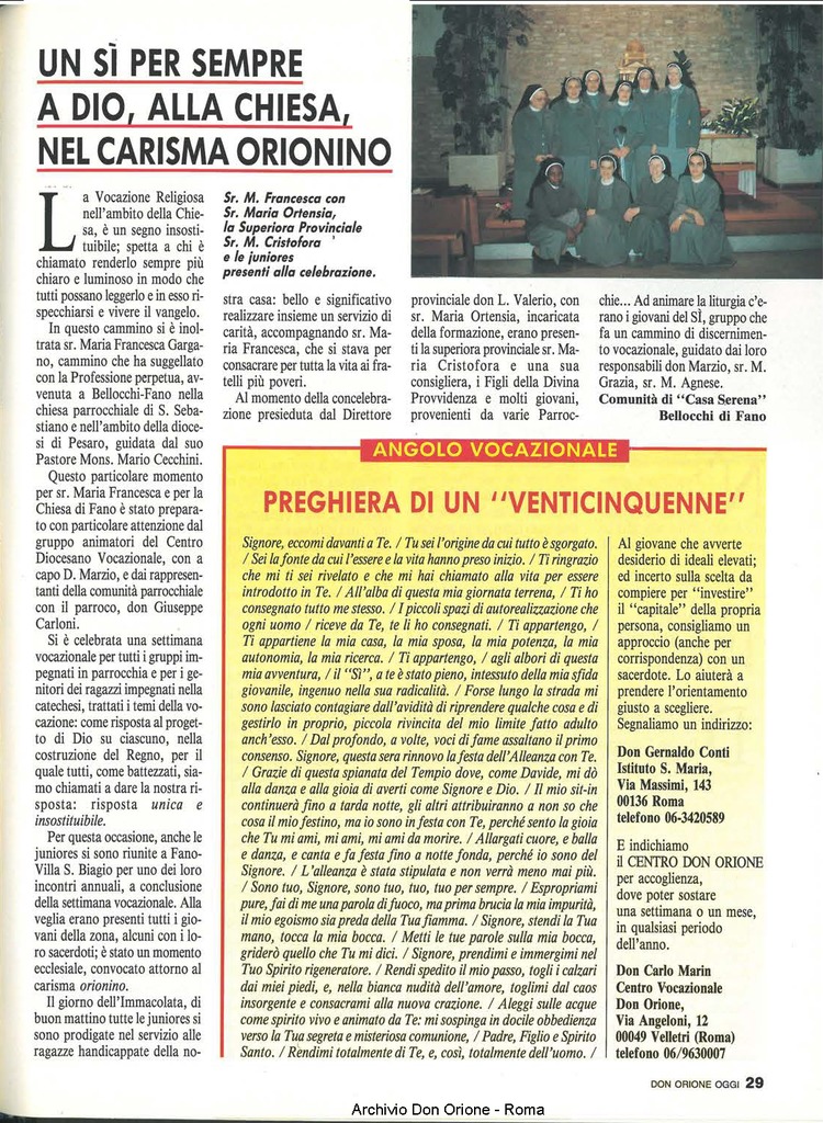 Don Orione oggi, 1991, 05, pagina 29