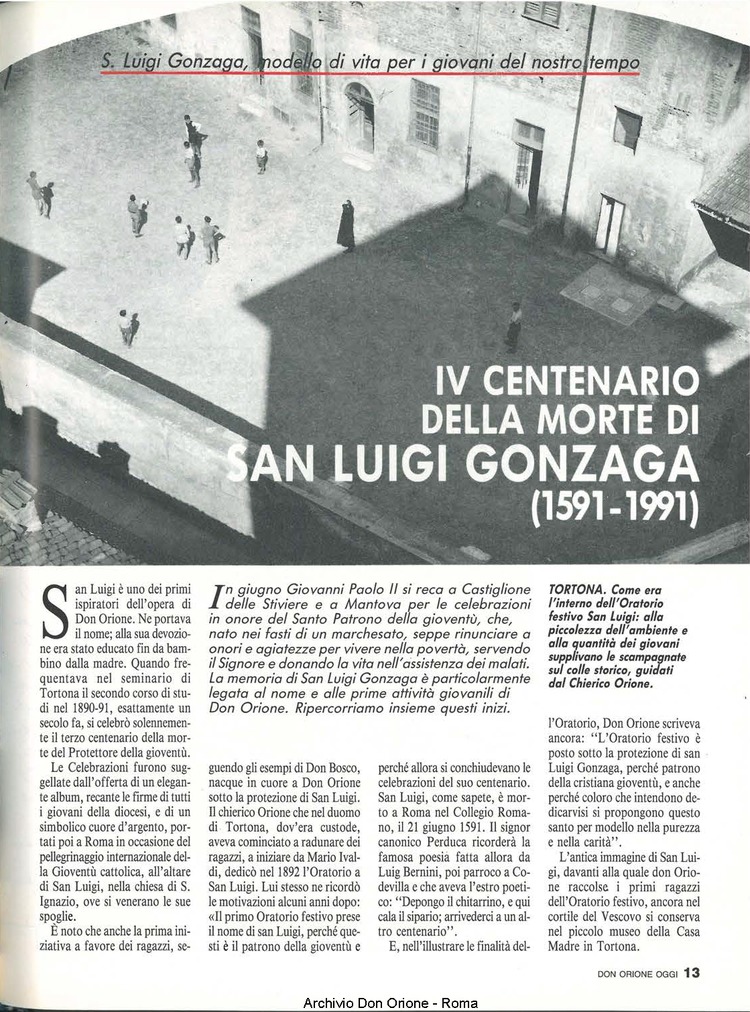 Don Orione oggi, 1991, 06, pagina 13