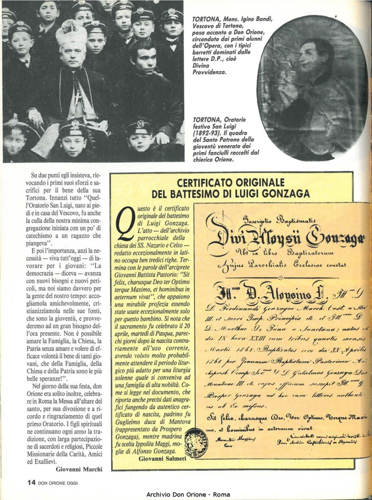 Don Orione oggi, 1991, 06, pagina 14