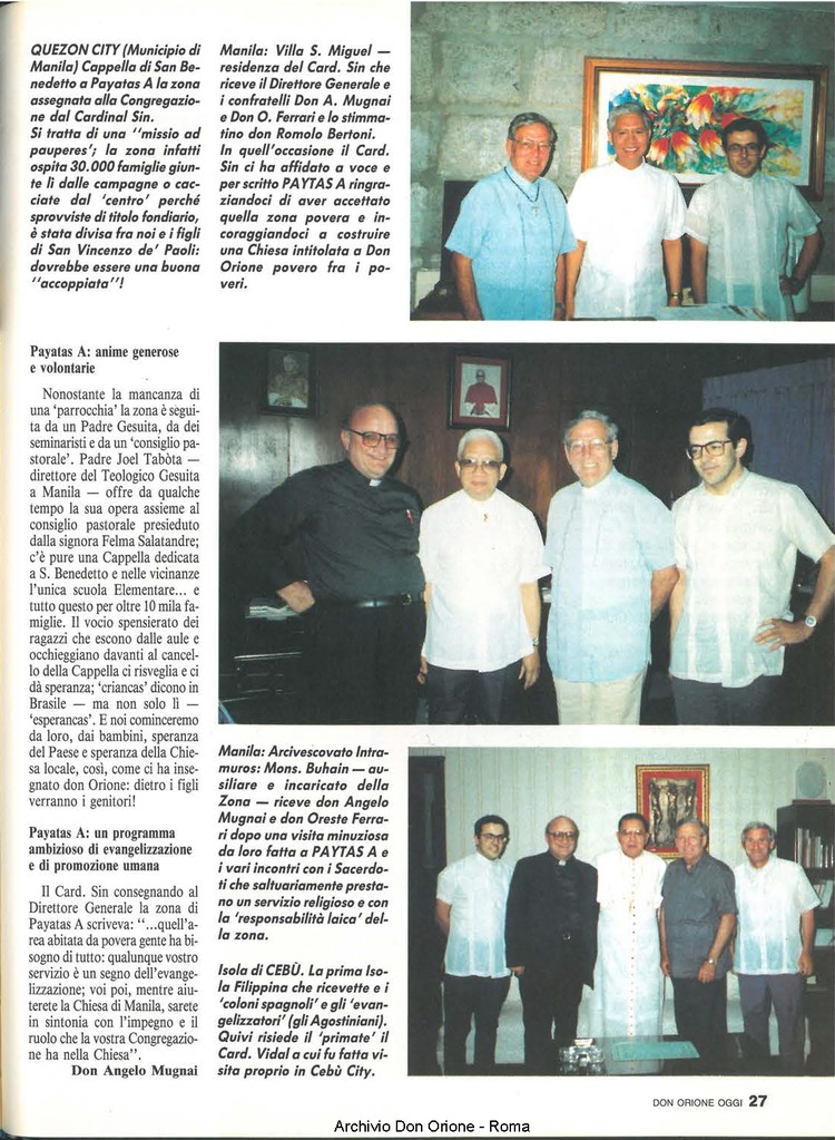 Don Orione oggi, 1991, 06, pagina 27